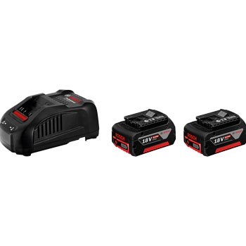 Bosch Početni set  2 x GBA 18V 6,0 Ah + GAL 1880 CV Professional 1600A00B8L