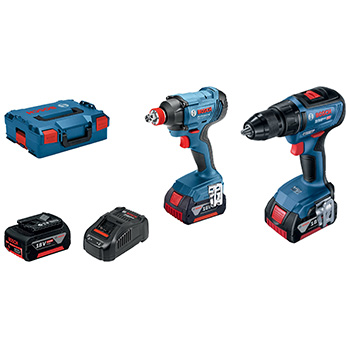 Bosch set akumulatorskih alata - akumulatorski udarni odvrtač GDX 180-LI Professional + akumulatorska bušilica-odvrtač GSR 18V-50 Professional 06019G5227