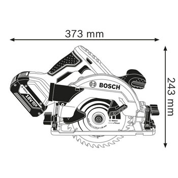 Bosch akumulatorska kružna testera GKS 18V-57 G Professional 06016A2100-1