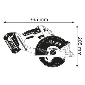 Bosch akumulatorska kružna testera GKM 18 V-LI Professional 06016A4001-1