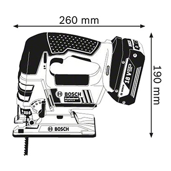 Bosch akumulatorska ubodna testera GST 18 V-LI B Professional 0615990M43 Bosch akumulatorska ubodna testera GST 18 V-LI B Professional 0615990M43