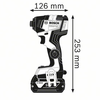 Bosch akumulatorski udarni odvrtač GDX 18V-200C Professional ProCore  06019G4206-1