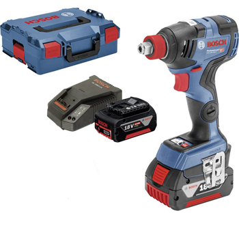 Bosch akumulatorski vibracioni odvrtač GDX 18V 200 C Professional + SwissPeak višenamenski alat + POKLON Akumulator 18V EneRACER 6,3 Ah 0615990L00-1