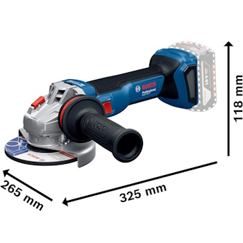 Bosch akumulatorska ugaona brusilica GWS 18V-11 125mm Solo 06019N4100 Bosch akumulatorska ugaona brusilica GWS 18V-11 125mm Solo 06019N4100