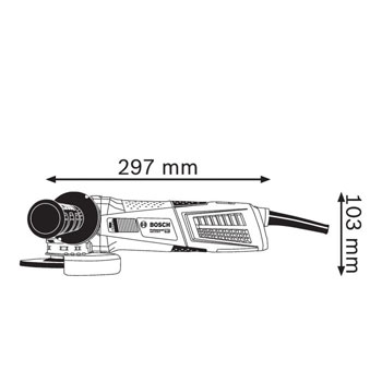 Bosch ugaona brusilica sa sistemom X-LOCK GWX 13-125 S Professional 06017B6002-6