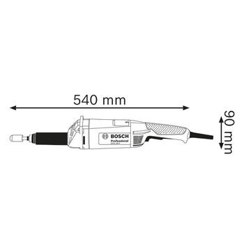 Bosch ravna brusilica GGS 18 H Professional 0601209200 Bosch ravna brusilica GGS 18 H Professional 0601209200
