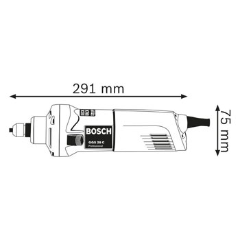 Bosch ravna brusilica GGS 28 C Professional 0601220000-1