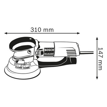 Bosch ekscentar brusilice GEX 150 Turbo Professional 060125076A-1