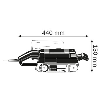 Bosch tračna brusilica GBS 75 AE Professional 0601274708-1
