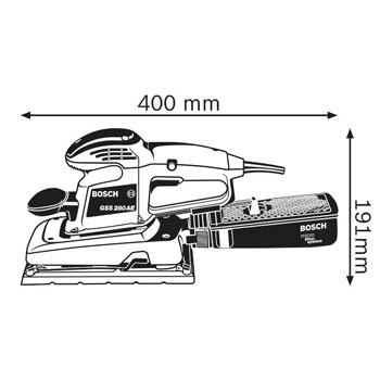 Bosch oscilaciona brusilica GSS 280 AE Professional 0601293670 Bosch oscilaciona brusilica GSS 280 AE Professional 0601293670