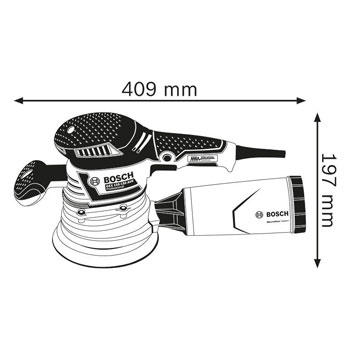 Bosch ekscentar brusilice GEX 125-150 AVE Professional 060137B101 Bosch ekscentar brusilice GEX 125-150 AVE Professional 060137B101