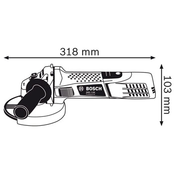 Bosch ugaona brusilica Professional GWS 7-125 0601388108-2