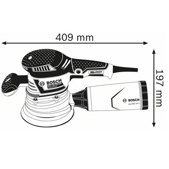 Bosch Ekscentar brusilica GEX 40-150; L-boxx. 060137B201 Bosch Ekscentar brusilica GEX 40-150; L-boxx. 060137B201