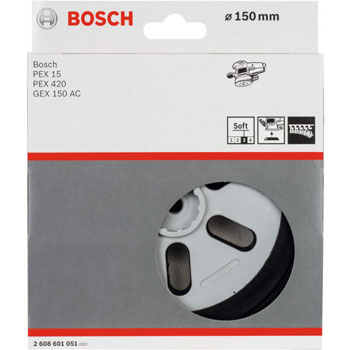 Bosch brusni tanjir sa 6 rupa meki 150 mm 2608601051 Bosch brusni tanjir sa 6 rupa meki 150 mm 2608601051