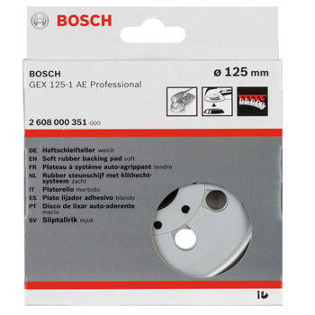 Bosch brusni tanjir ekstra mekani 125 mm 2608000351 Bosch brusni tanjir ekstra mekani 125 mm 2608000351