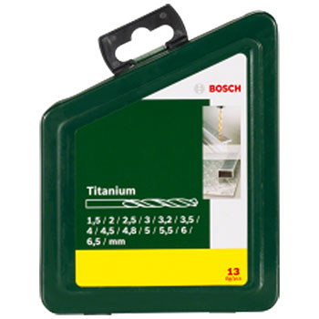 Bosch 13-delni set HSS-TiN burgija za metal 2607019436 Bosch 13-delni set HSS-TiN burgija za metal 2607019436