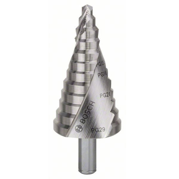 Bosch stepenasta HSS burgija,prihvat sa 3 površine 2608587428 Bosch stepenasta HSS burgija,prihvat sa 3 površine 2608587428
