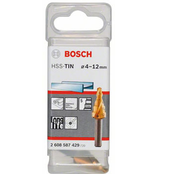 Bosch stepenasta HSS TiN burgija,prihvat sa 3 površine 2608587429-1