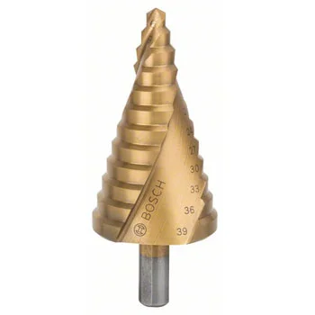 Bosch stepenasta HSS TiN burgija,prihvat sa 3 površine 2608587431 Bosch stepenasta HSS TiN burgija,prihvat sa 3 površine 2608587431