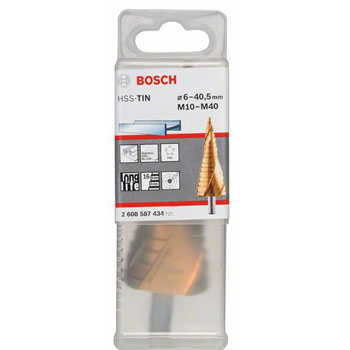 Bosch stepenasta HSS TiN burgija,prihvat sa 3 površine  2608587434-1