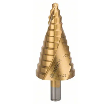 Bosch stepenasta HSS TiN burgija,prihvat sa 3 površine 2608587435 Bosch stepenasta HSS TiN burgija,prihvat sa 3 površine 2608587435