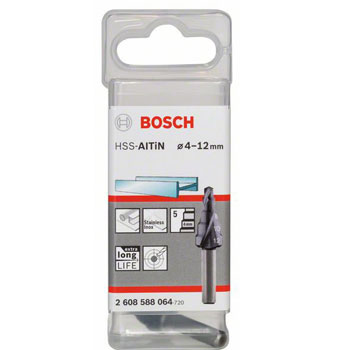 Bosch stepenasta HSS AlTiN burgija,prihvat sa 3 površine 2608588064-1