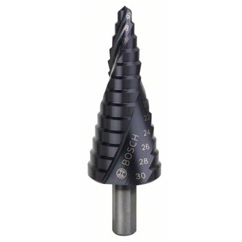 Bosch stepenasta HSS AlTiN burgija,prihvat sa 3 površine 2608588067 Bosch stepenasta HSS AlTiN burgija,prihvat sa 3 površine 2608588067