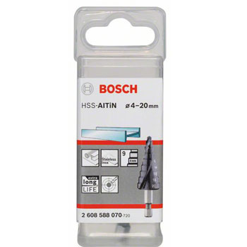 Bosch stepenasta HSS burgija,šestostrani prihvat 2608588070-1