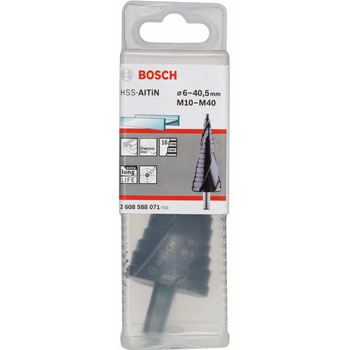 Bosch stepenasta HSS AlTiN burgija,prihvat sa 3 površine 2608588071 Bosch stepenasta HSS AlTiN burgija,prihvat sa 3 površine 2608588071