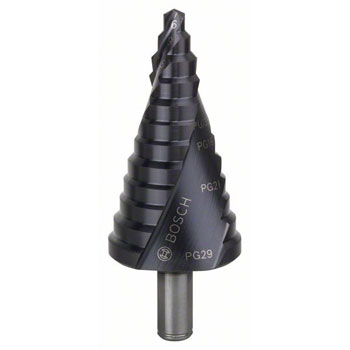 Bosch stepenasta HSS AlTiN burgija,prihvat sa 3 površine 2608588072 Bosch stepenasta HSS AlTiN burgija,prihvat sa 3 površine 2608588072
