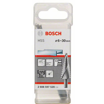 Bosch stepenasta HSS burgija,prihvat sa 3 površine 2608597520-1