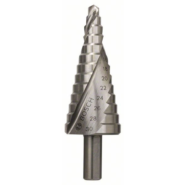 Bosch stepenasta HSS burgija,prihvat sa 3 površine 2608597520 Bosch stepenasta HSS burgija,prihvat sa 3 površine 2608597520