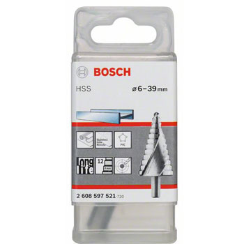 Bosch stepenasta HSS burgija,prihvat sa 3 površine 2608597521	-1