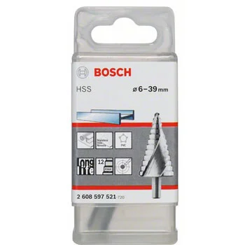 Bosch stepenasta HSS burgija,prihvat sa 3 površine 2608597521	-1