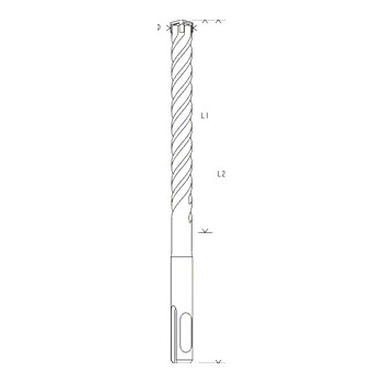 Bosch hamer burgija SDS plus-5X 18x250x300 mm 2608836632 Bosch hamer burgija SDS plus-5X 18x250x300 mm 2608836632