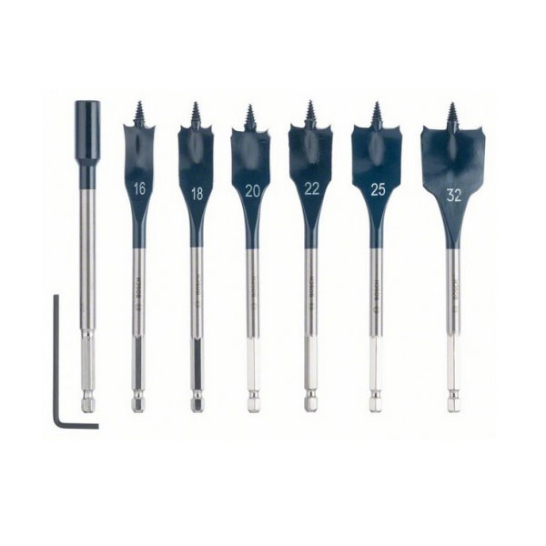 Bosch 7-delni set pljosnatih burgija Self Cut Speed 2608587009