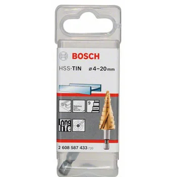 Bosch stepenasta HSS burgija,šestostrani prihvat 2608587433-1