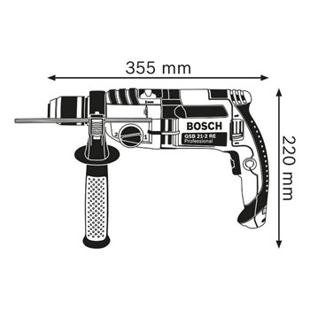 Bosch vibraciona bušilica GSB 21-2 RE Professional 060119C500-1