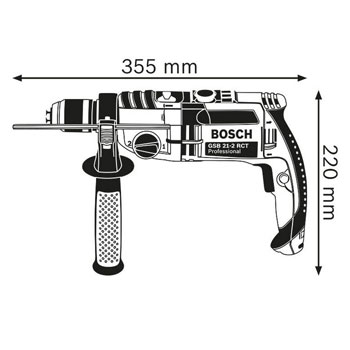 Bosch vibraciona bušilica GSB 21-2 RCT Professional 060119C700-1