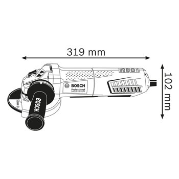 Bosch ugaona brusilica GWS 15-125 CIEPX Professional 0601796306 Bosch ugaona brusilica GWS 15-125 CIEPX Professional 0601796306
