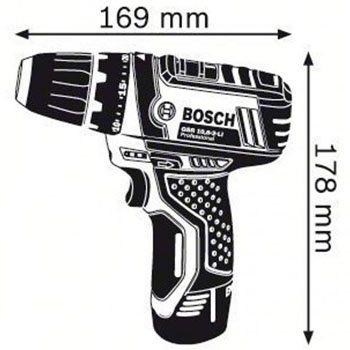 Bosch akumulatorska bušilica-odvrtač Professional GSR 12V-15 0601868122-2