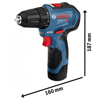 Bosch akumulatorska bušilica-odvrtač GSR 12V-30 Professional  06019G9000-1