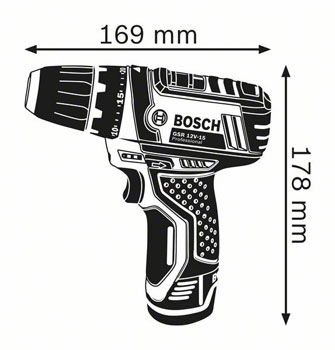 Bosch akumulatorska bušilica-odvrtač GSR 12V-15 AAC 1/25 060186810E-2