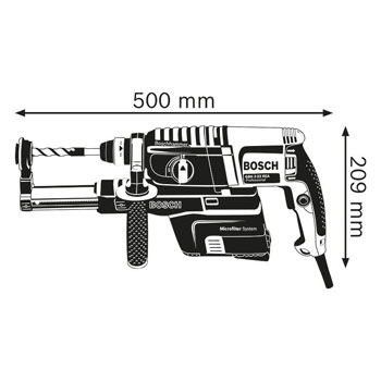 Bosch elektro-pneumatski čekić sa SDS-plus prihvatom i usisavanjem GBH 2-23 REA Professional 0611250500 Bosch elektro-pneumatski čekić sa SDS-plus prihvatom i usisavanjem GBH 2-23 REA Professional 0611250500