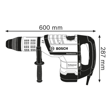 Bosch elektro-pneumatski čekić za bušenje sa SDS-max prihvatom GBH 12-52 D Professional 0611266100 Bosch elektro-pneumatski čekić za bušenje sa SDS-max prihvatom GBH 12-52 D Professional 0611266100
