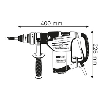 Bosch elektro-pneumatski čekić za bušenje sa SDS-plus prihvatom GBH 4-32 DFR Professional 0611332100 Bosch elektro-pneumatski čekić za bušenje sa SDS-plus prihvatom GBH 4-32 DFR Professional 0611332100