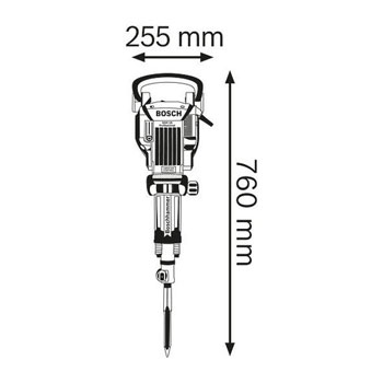 Bosch elektro-pneumatski čekić za razbijanje GSH 16-30 Professional 0611335100-1