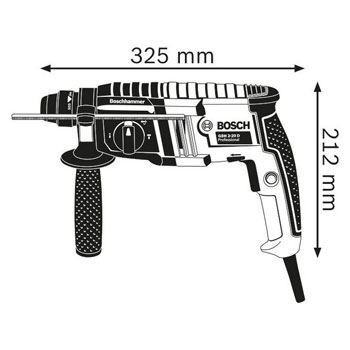 Bosch elektro-pneumatski čekić za bušenje sa SDS-plus prihvatom GBH 2-20 D Professional 061125A400-1