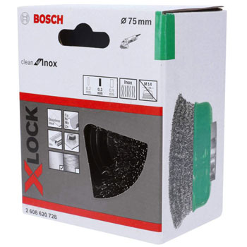 Bosch X-LOCK talasasta lončasta četka 75mm nerđajući čelik  2608620728-1