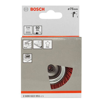 Bosch lončasta četka 75x1mm najlonske čekinje  2608622051-1